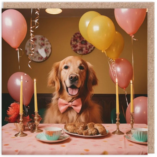 OHD Cards - Dog Party Birthday Card