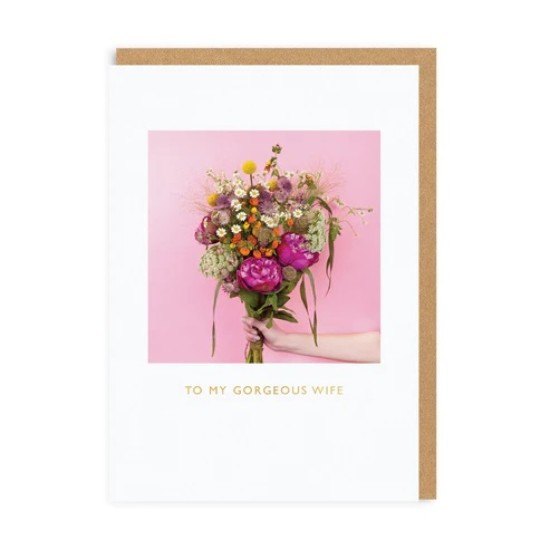 OHD Cards - Gorgeous Wife Greeting Card (DELIVERY TO EU ONLY)
