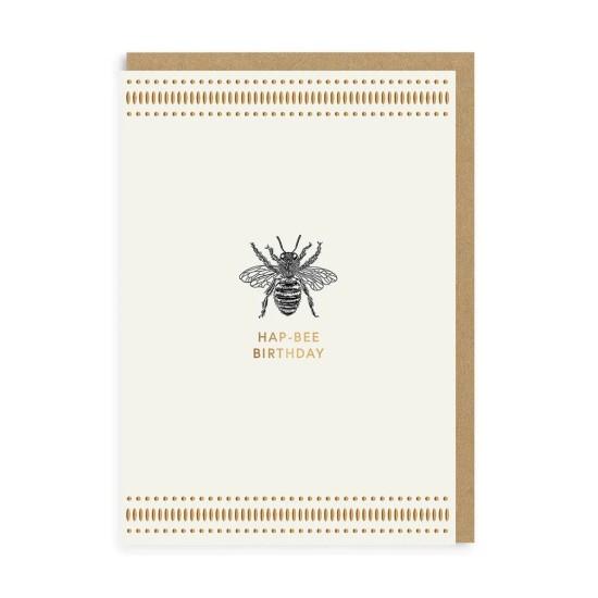 OHD Cards - HAP-BEE Birthday Birthday Card (DELIVERY TO EU ONLY)