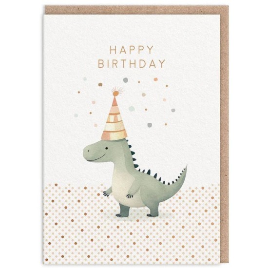 OHD Cards - Happy Birthday Dinosaur