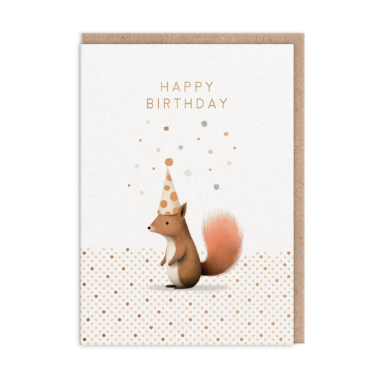 OHD Cards - Happy Birthday Squirrel