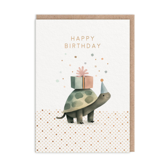 OHD Cards - Happy Birthday Tortoise