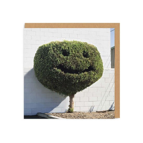 OHD Cards - Happy Tree Square Greeting Card (DELIVERY TO EU ONLY)