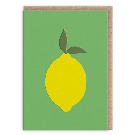 OHD Cards - Lemon Mini Greeting Card