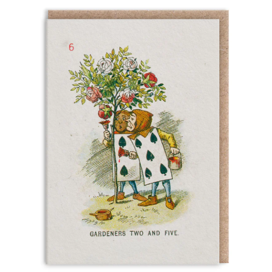 OHD Cards - Painting the Roses Mini Greeting Card