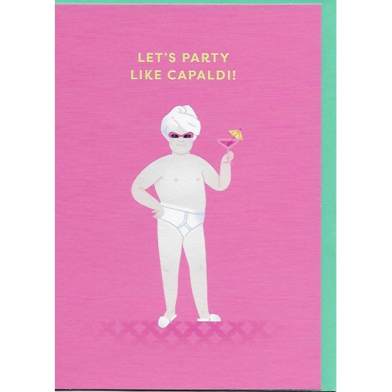 OHD Cards - Party Like Lewis Capaldi Greeting Card