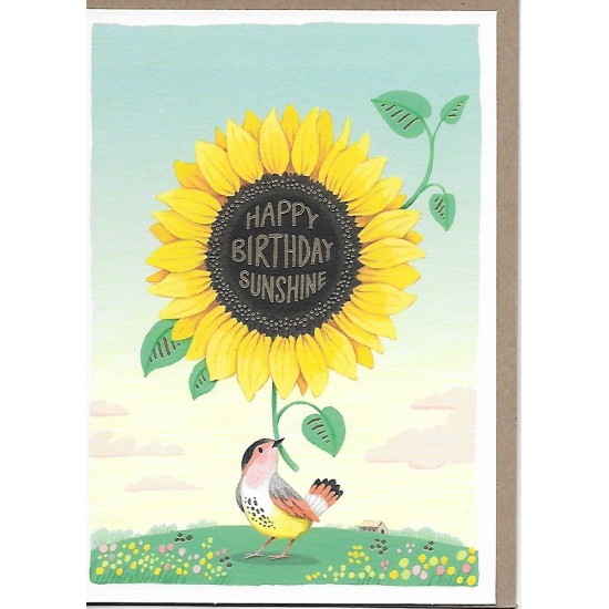 OHD Cards - Sunflower Birthday Greeting Card
