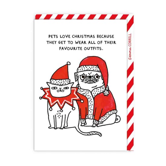 OHD Christmas Card : Pets Love Christmas (DELIVERY TO EU ONLY)
