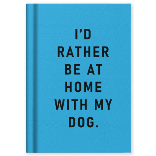 OHD Mini Notebook (A7) - I'd Rather Be At Home With my Dog