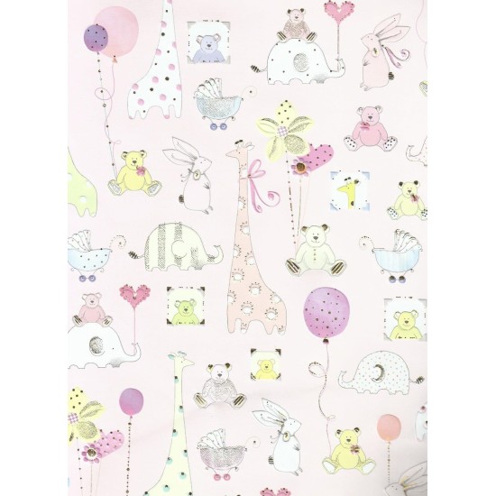 New Baby Pink Gift Wrap / Sheet wrap (DELIVERY TO EU ONLY)