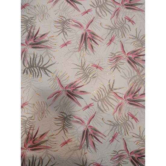 Pink Flowers Gift Wrap / Sheet wrap (DELIVERY TO EU ONLY)