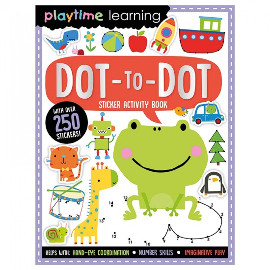 Playtime Learning Dot to Dot Sticker Book (DELIVERY TO EU ONLY)