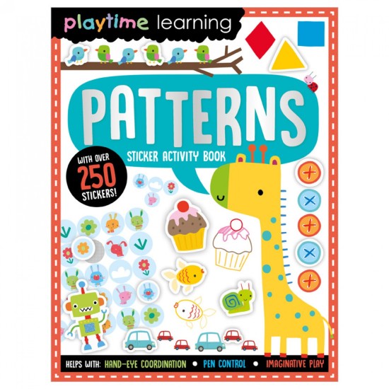 Playtime Learning Patterns Sticker Book (DELIVERY TO EU ONLY)