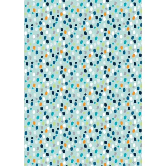 Pluto Cyan Gift Wrap