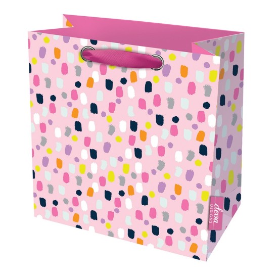 Pluto Fuchsia Large Square Gift Bag (DELIVERY TO EU ONLY)