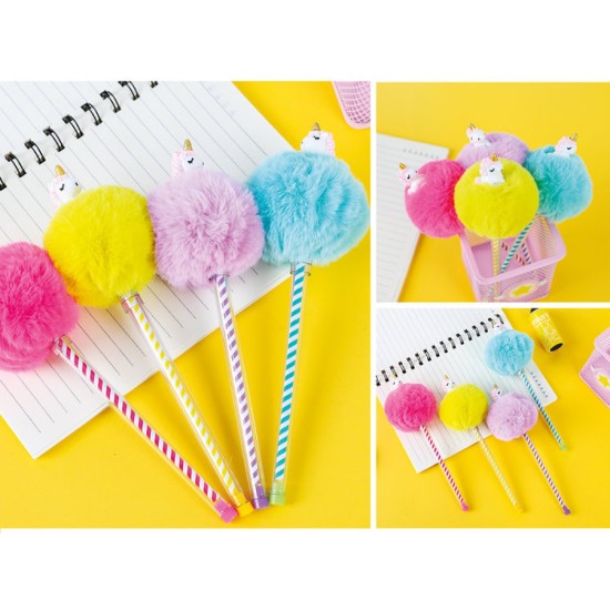 Pom Pom Novelty Pens (DELIVERY TO EU ONLY)