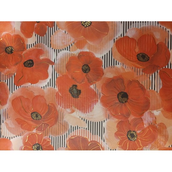 Poppies Gift Wrap / Sheet wrap TSKY