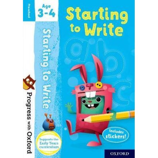 Preschool Starting to Write Age 3-4 (Progress with Oxford)