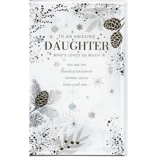 PS Christmas Card - Amazing Daughter Christmas