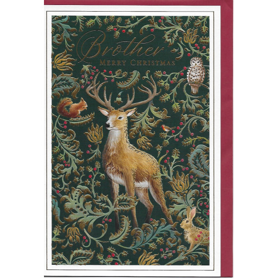 PS Christmas Card - Brother Stag