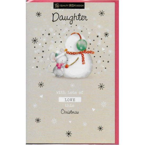 PS Christmas Card - Daughter Snowman