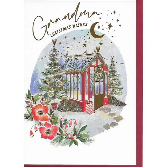 PS Christmas Card - Grandma Christmas Wishes