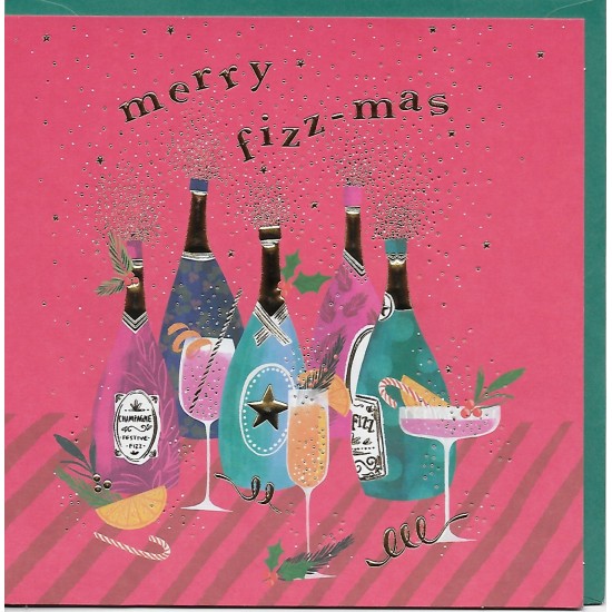PS Christmas Card - Merry Fizz-mas