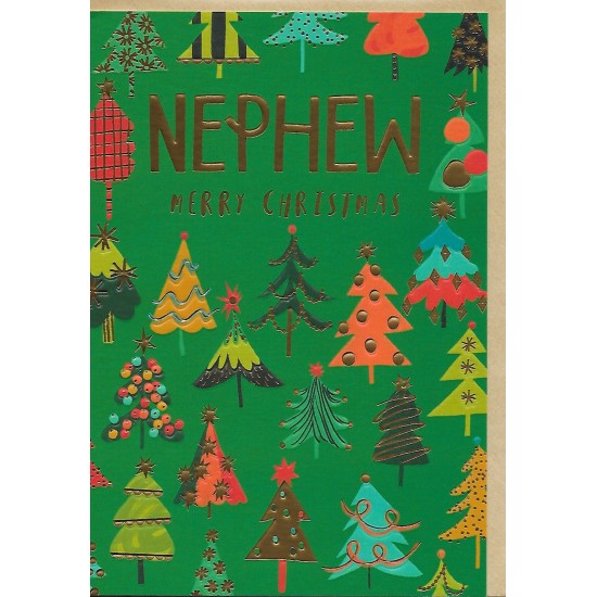 PS Christmas Card - Nephew Christmas Trees