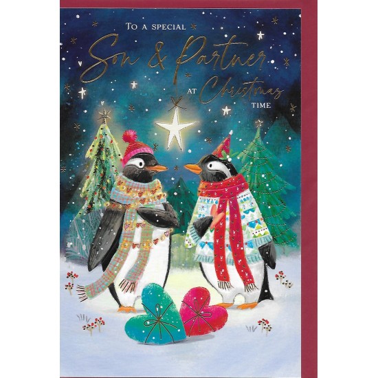 PS Christmas Card - Son and Partner