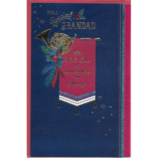 PS Christmas Card - Special Grandad Banner