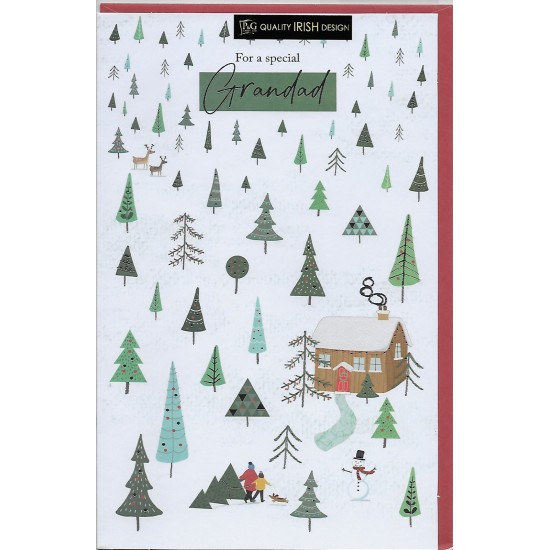PS Christmas Card - Special Grandad Trees
