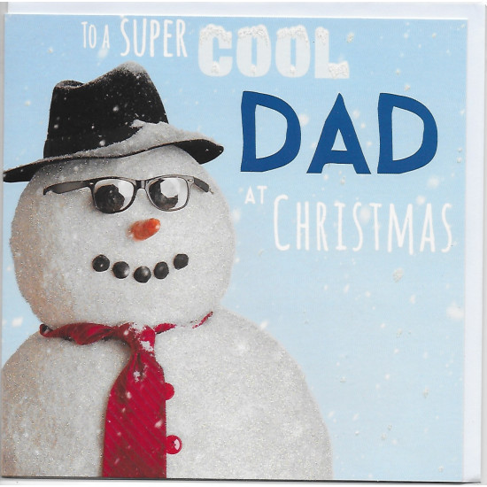 PS Christmas Card - Super Cool Dad Christmas