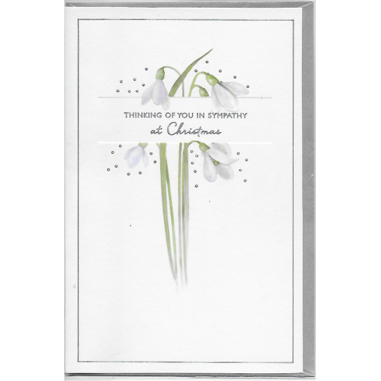 PS Christmas Card - Thinking of You in Sympathy at Christmas