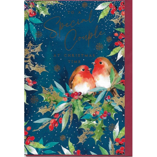 PS Christmas Card - To a Special Couple at Christmas Time