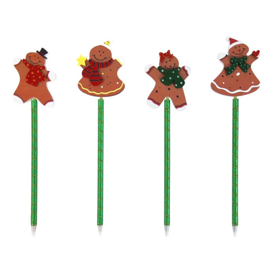 PS Christmas Novelty Pens : Gingerbread Men and Women