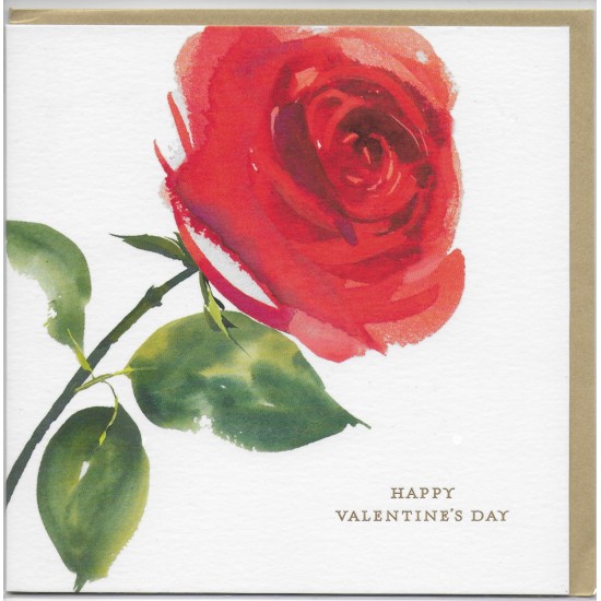 PS Valentine Card - Happy Valentine's Rose