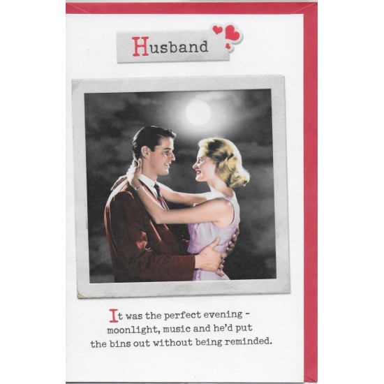 PS Valentine Card - Husband Moonlight