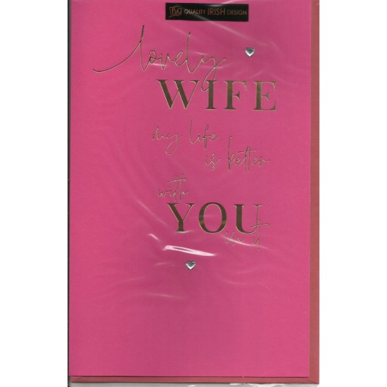 PS Valentine Card - Lovely Wife