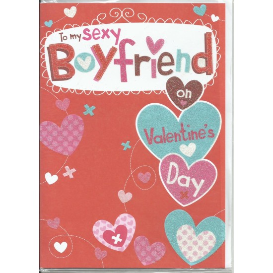 PS Valentine Card - To My Sexy Boyfriend 