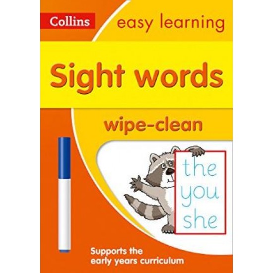 Reception: Sight Words Age 3-5 Wipe Clean Activity Book