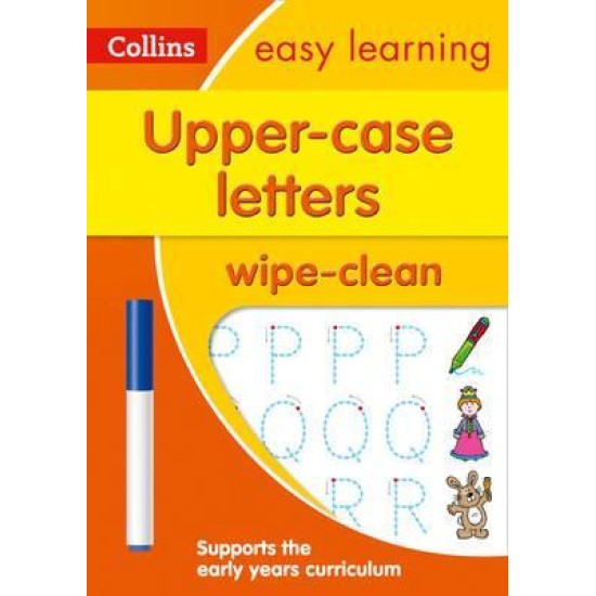 Reception: Upper Case Letters Age 3-5 Wipe Clean Activity Book