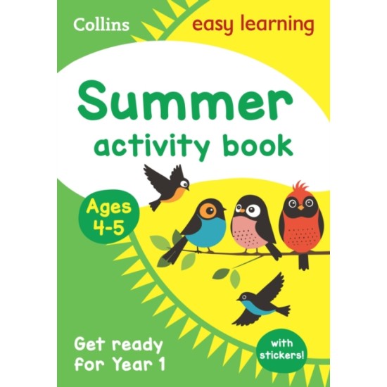 Reception to Year 1 Summer Activity Book with stickers