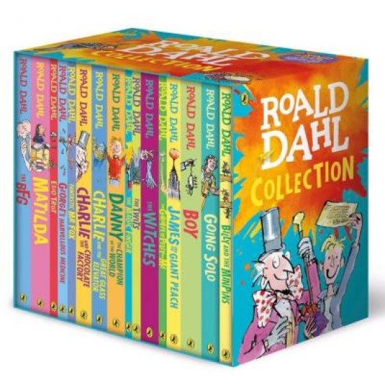 Roald Dahl Collection Box Set - 16 books - Roald Dahl - DELIVERY TO EU ONLY