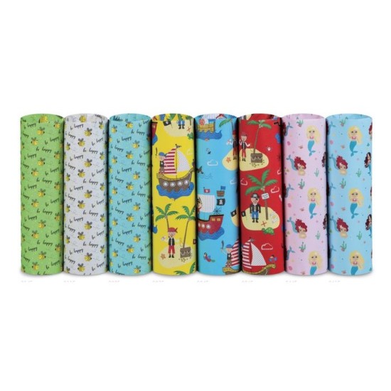 Roll Wrap : Kids/ Children 8 Designs (DELIVERY TO EU ONLY)