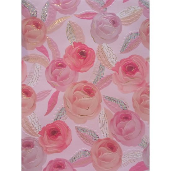 Roses Gift Wrap / Sheet wrap (DELIVERY TO EU ONLY)