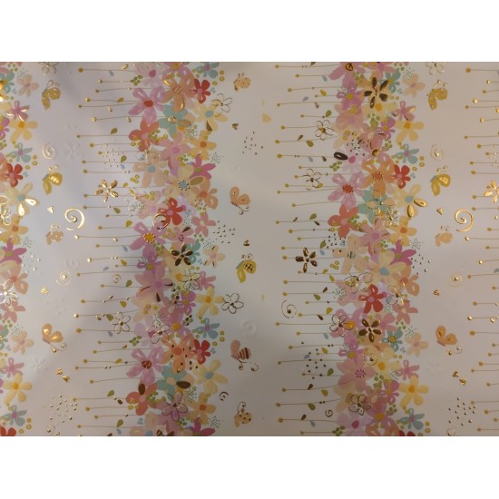 Rows of Flowers Gift Wrap / Sheet wrap TSKY