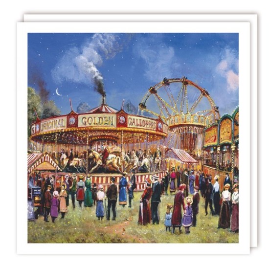 SGILKS Card - Blank Card Bradshaw Funfair (DELIVERY TO EU ONLY)