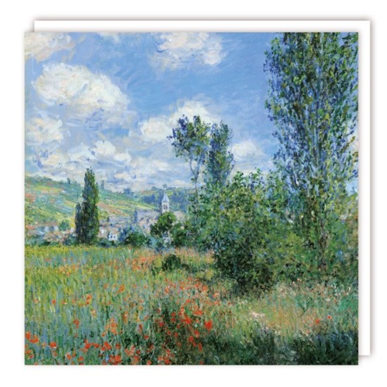 SGILKS Card - Blank Card Monet View of Vetheuil (DELIVERY TO EU ONLY)