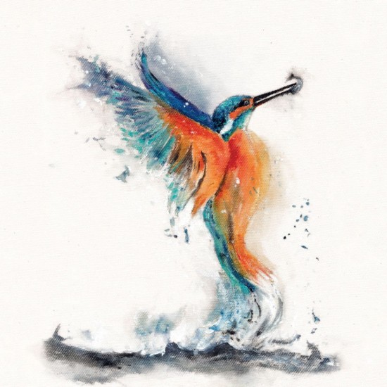 SGILKS Card - Blank Story Card Kingfisher (DELIVERY TO EU ONLY)