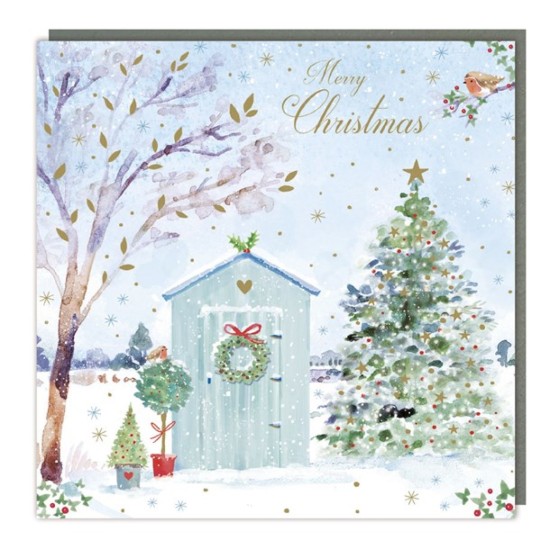 SGILKS Charity Christmas Card Pack -  Shed / Tree (DELIVERY TO EU ONLY)